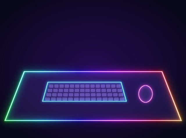 Tapis de souris XXL RGB